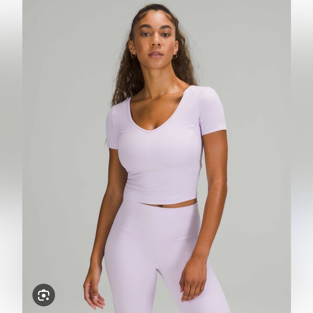 Lululemon Align Tee in Lilac Size 6 NEW WITH TAGS